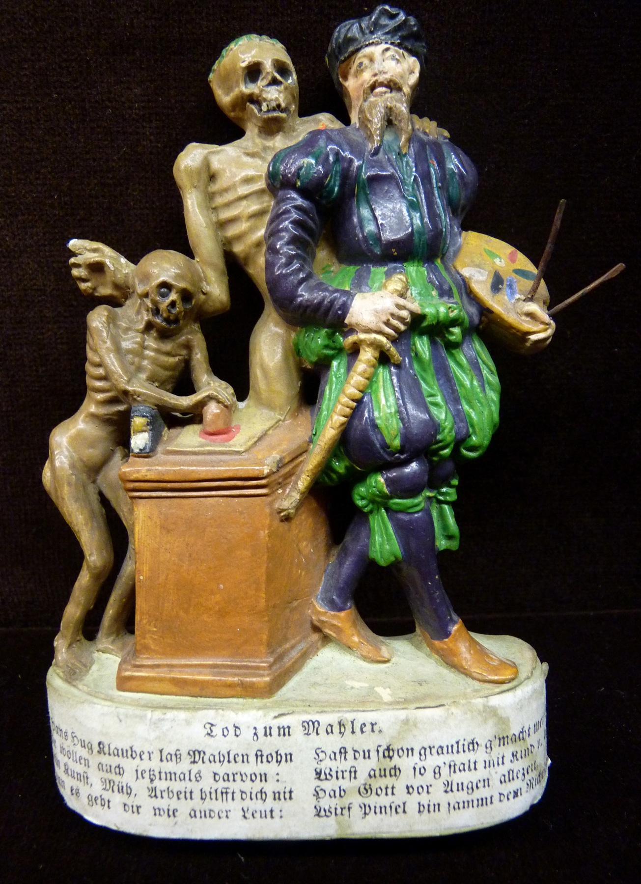 Tod und Maler (Museum im Kornhaus Bad Waldsee CC BY-NC-SA)