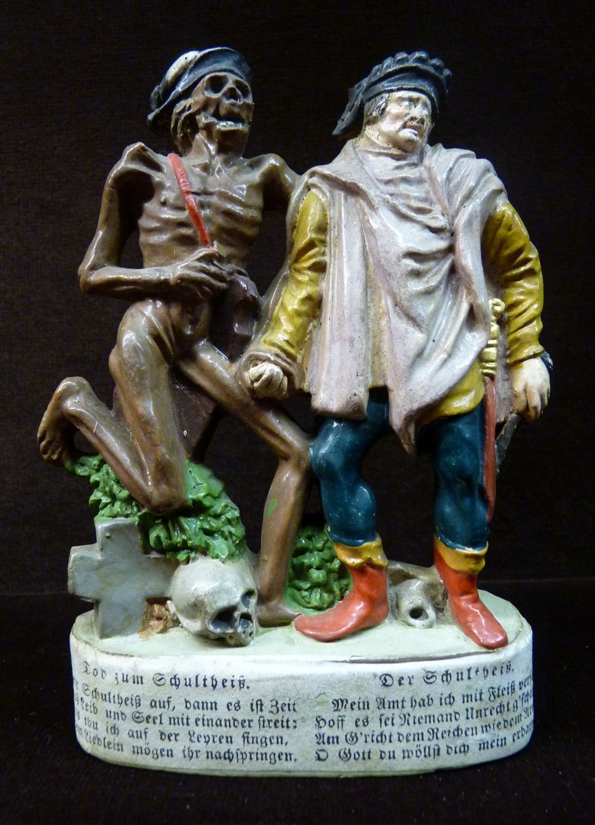 Tod mit Schultheiß (Museum im Kornhaus Bad Waldsee CC BY-NC-SA)