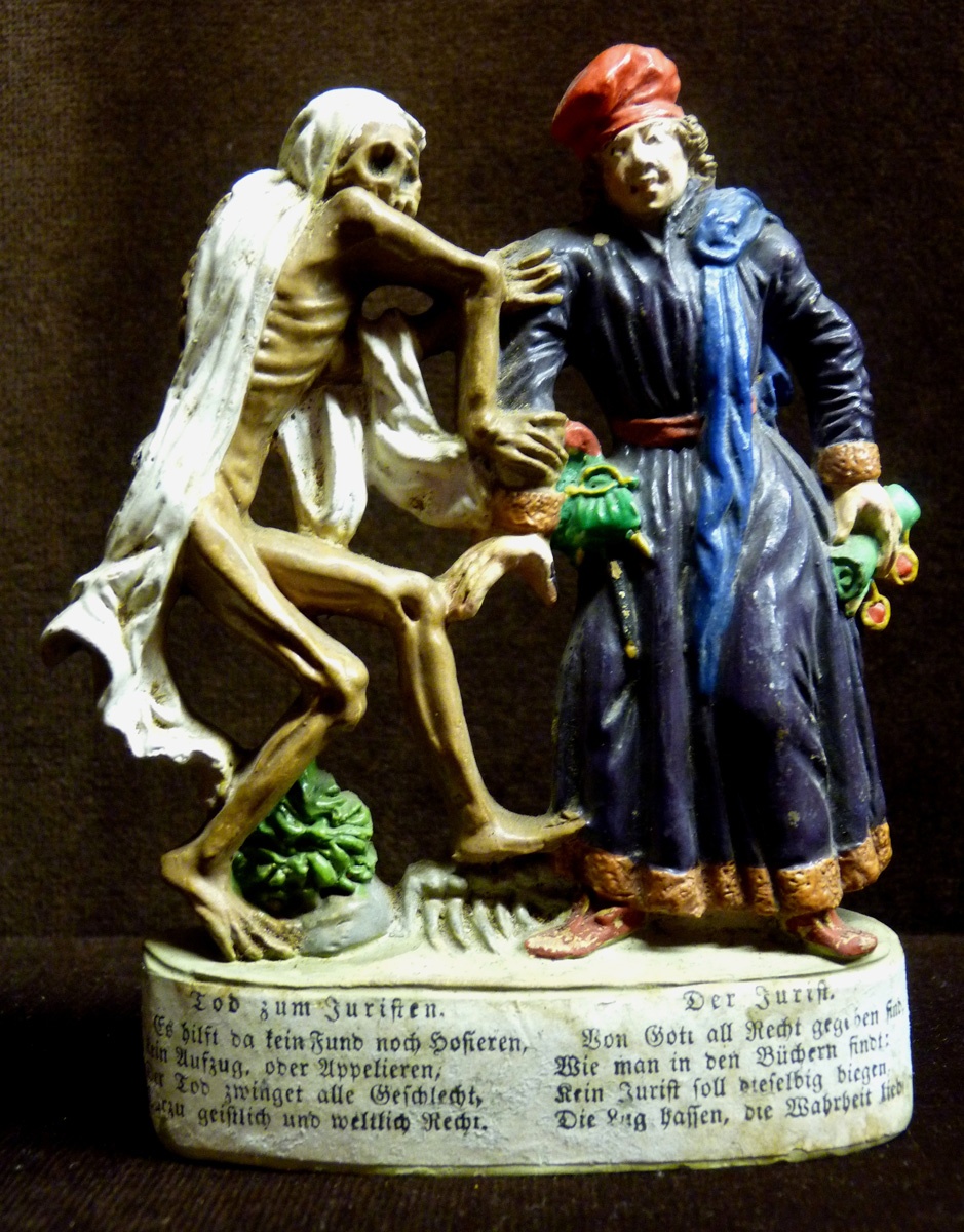 Tod mit dem Juristen (Museum im Kornhaus Bad Waldsee CC BY-NC-SA)