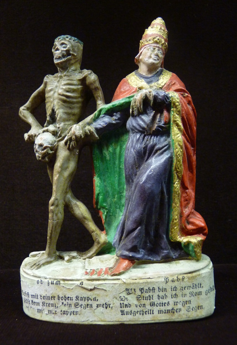 Tod mit dem Papst (Museum im Kornhaus Bad Waldsee CC BY-NC-SA)
