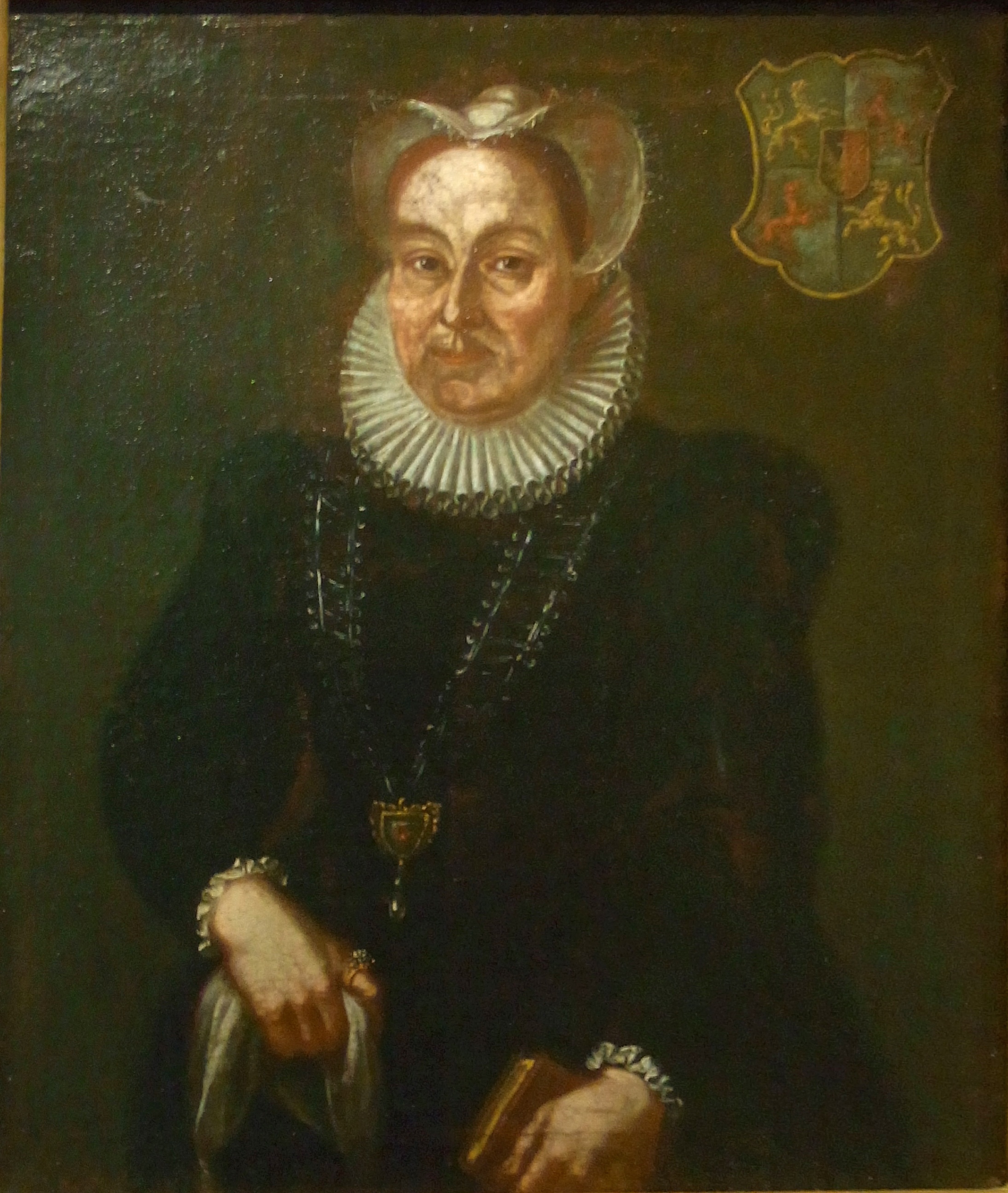 Bildnis Gräfin Sybilla von Hohenzollern-Hechingen, geb. Gräfin von Zimmern (1558-1599) (Hohenzollerisches Landesmuseum CC BY-NC-SA)