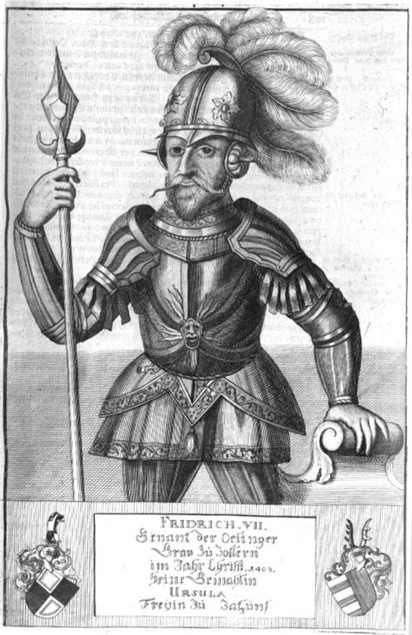 Graf Friedrich VII. (bzw.XII.) von Zollern (1401–1443) (Hohenzollerisches Landesmuseum CC BY-NC-SA)