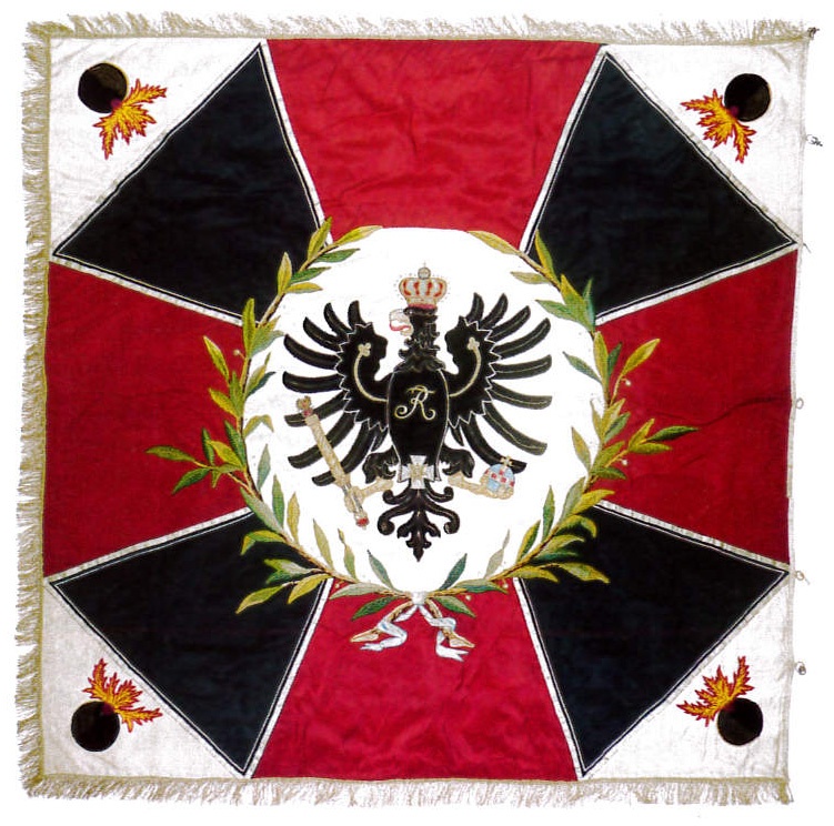 Fahne des Militärvereins Hechingen (Hohenzollerisches Landesmuseum CC BY-NC-SA)
