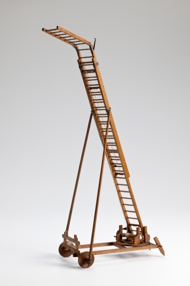 Modell einer Feuerwehrleiter (Landesmuseum Württemberg, Stuttgart CC BY-SA)