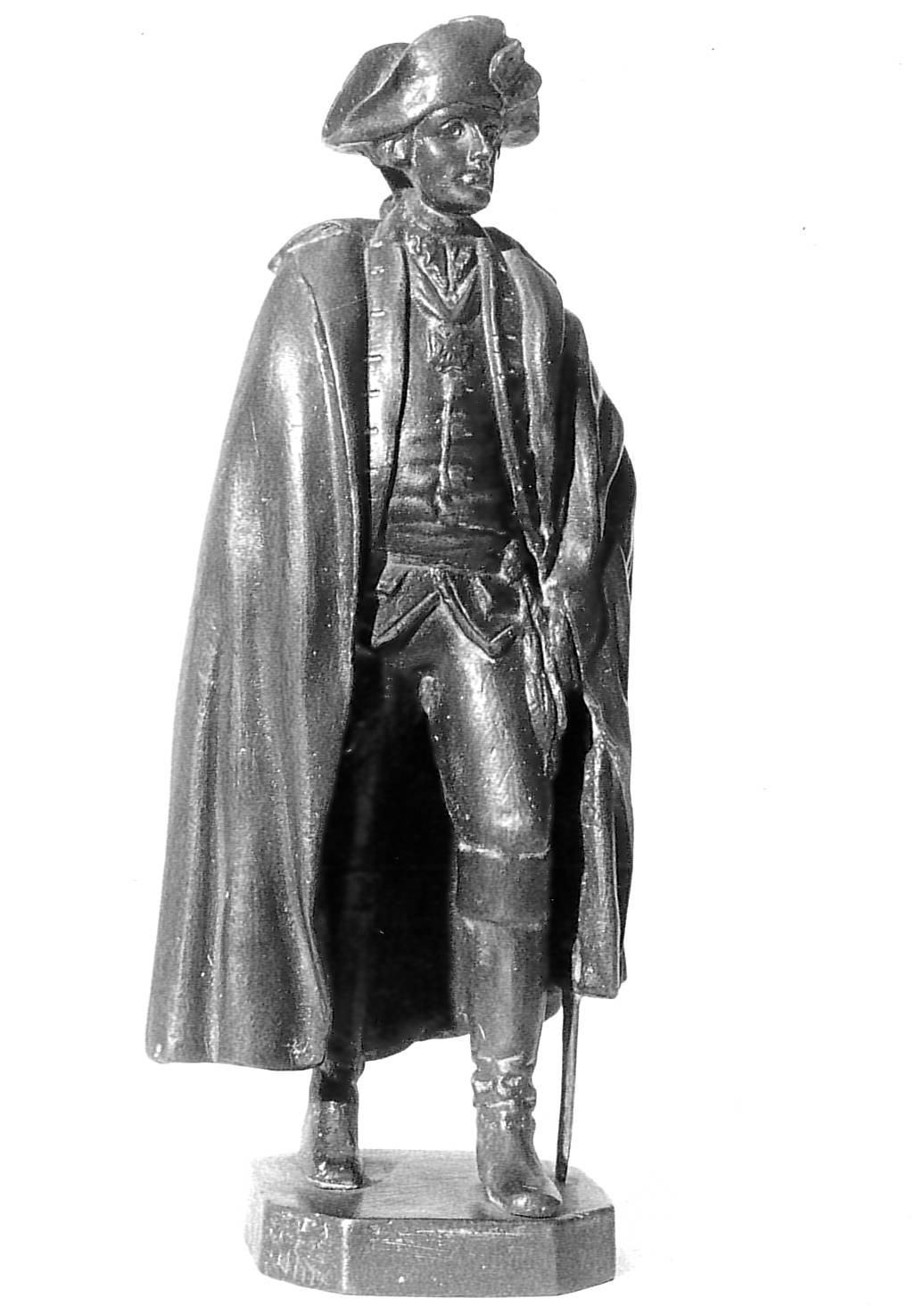 Statuette Friedrich Wilhelm von Steuben (Hohenzollerisches Landesmuseum CC BY-NC-SA)