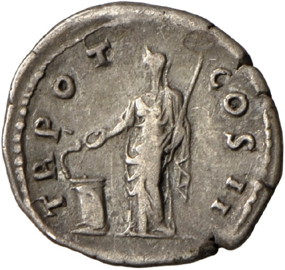 Denar des Hadrian für Aelius Caesar mit Darstellung der Salus (Landesmuseum Württemberg, Stuttgart CC BY-SA)