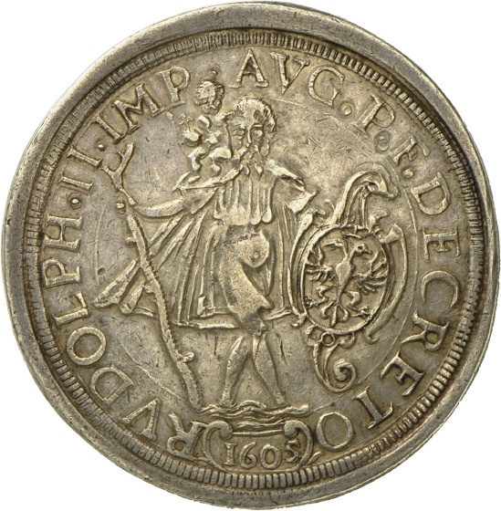 Doppeltaler Herzog Friedrichs I. von Württemberg, 1605 (Landesmuseum Württemberg, Stuttgart CC BY-SA)