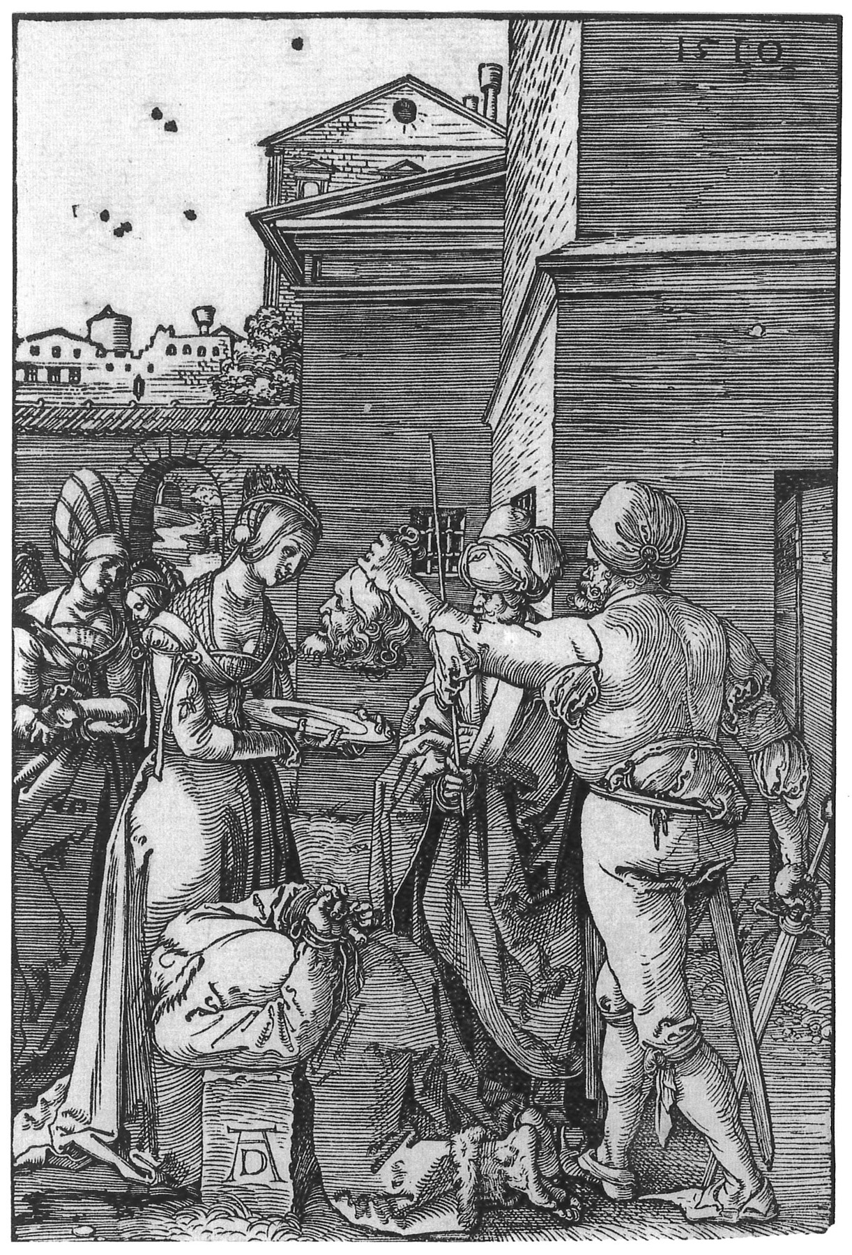 Albrecht Dürer: Die Enthauptung von Johannes dem Täufer (Städtisches Graphik-Kabinett Backnang CC BY-NC-SA)