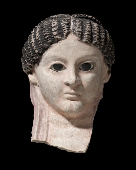 Mumienmaske einer Frau (Landesmuseum Württemberg, Stuttgart CC BY-SA)