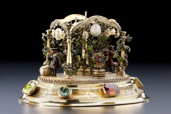 Kabinettstück: Bei der Weinernte, 1. Hälfte 18. Jahrhundert (Landesmuseum Württemberg, Stuttgart CC BY-SA)