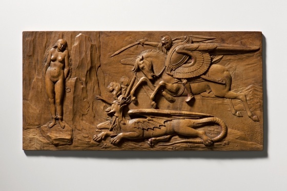 Relief mit Darstellung von „Perseus befreit Andromeda“, 1. Viertel 17. Jahrhundert (Landesmuseum Württemberg, Stuttgart CC BY-SA)