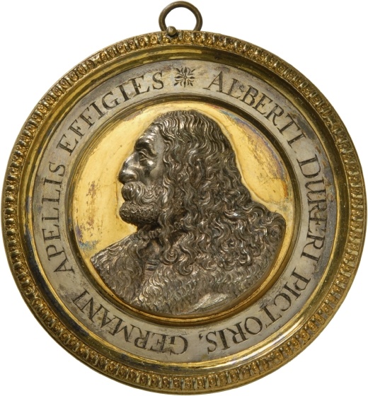 Medaille von Hans Petzoldt auf Albrecht Dürer, 1628 (?) (Landesmuseum Württemberg, Stuttgart CC BY-SA)
