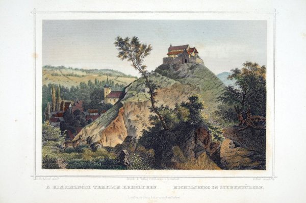 Ludwig Rohbock: Ansicht von Michelsberg (Siebenbürgisches Museum Gundelsheim e.V. CC BY-NC-SA)