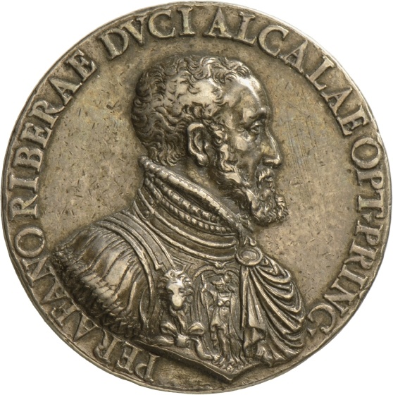 Medaille auf Per Afán de Ribera y Portocarrero, Mitte 16. Jahrhundert (Landesmuseum Württemberg, Stuttgart CC BY-SA)