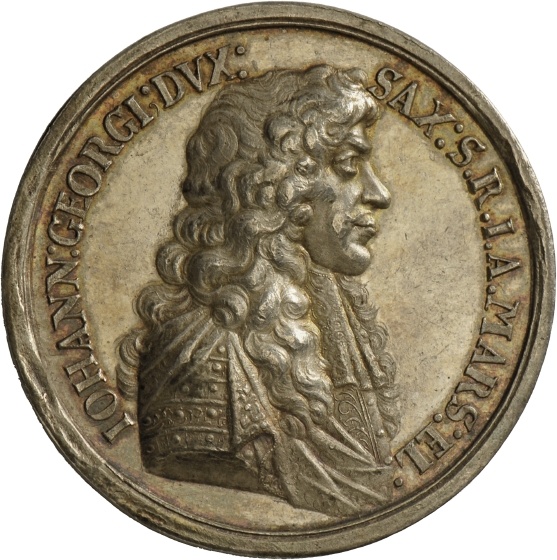 Medaille auf Kurfürst Johann Georg II. von Sachsen, o. J. (Landesmuseum Württemberg, Stuttgart CC BY-SA)