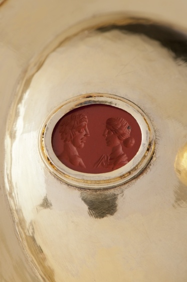Intaglio auf Ziergefäß mit Doppelbildnis eines Mannes und einer Frau, 2. Hälfte 2. Jh. n. Chr. (Landesmuseum Württemberg, Stuttgart CC BY-SA)