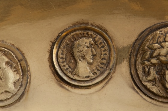 Nachantike Imitation eines Denar des Hadrian mit Darstellung der Salus (Landesmuseum Württemberg, Stuttgart CC BY-SA)