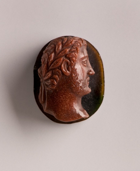 Kameo mit römischem Kaiser (Antoninus Pius?), 17. Jh. (Landesmuseum Württemberg, Stuttgart CC BY-SA)