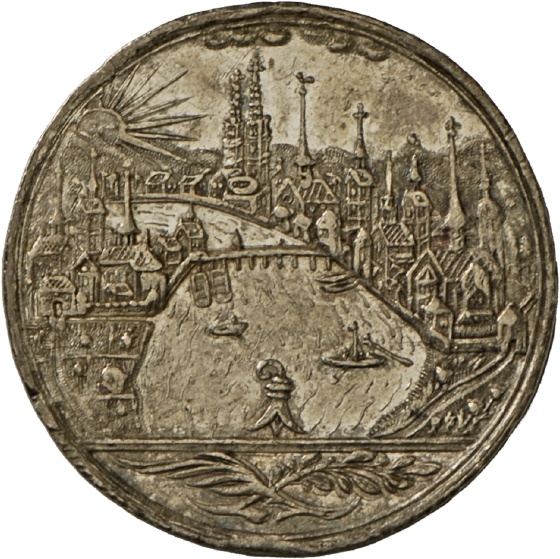 Medaille des Rats von Basel, um 1645 (Landesmuseum Württemberg, Stuttgart CC BY-SA)