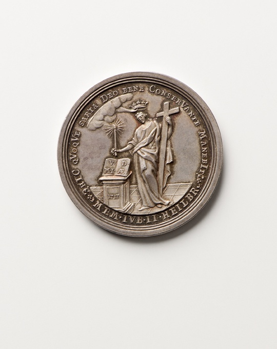 Philipp Heinrich Müller, Medaille auf die Zweihundertjahrfeier der Reformation in Heilbronn, 1717 (Landesmuseum Württemberg, Stuttgart CC BY-SA)