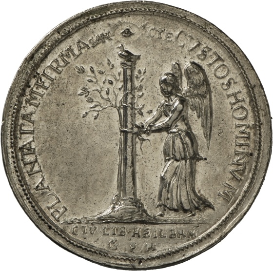 Medaille der Reichsstadt Heilbronn auf den Frieden von Nimwegen, 1679 (Landesmuseum Württemberg, Stuttgart CC BY-SA)