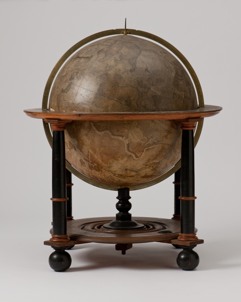 Himmels- und Erdenglobus aus der Werkstatt Willem Janszoon Blaeus, um 1640 (Landesmuseum Württemberg, Stuttgart CC BY-SA)