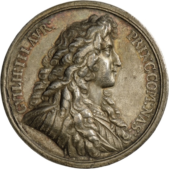 Medaille auf Wilhelm III. von Oranien und die Eintracht, 1672 (Landesmuseum Württemberg, Stuttgart CC BY-SA)