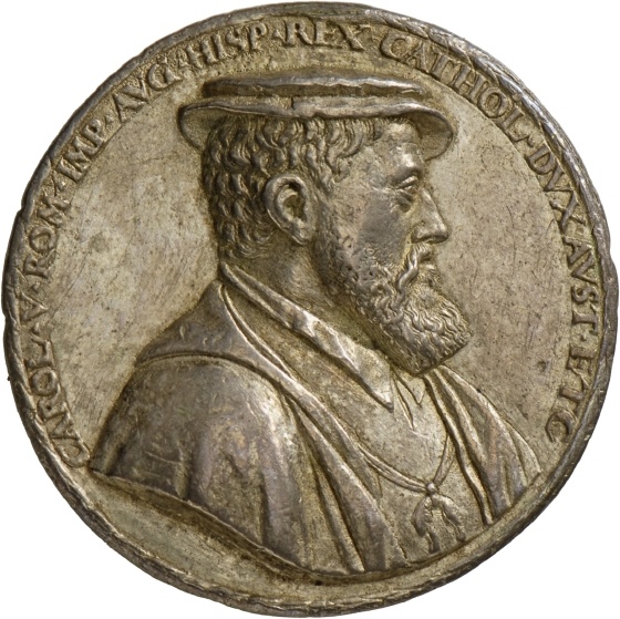 Medaille auf Kaiser Karl V., 1541 (Landesmuseum Württemberg, Stuttgart CC BY-SA)