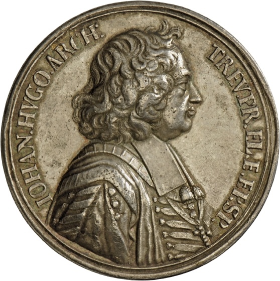 Medaille auf den Trierer Erzbischof Johann Hugo von Orsbeck (Landesmuseum Württemberg, Stuttgart CC BY-SA)