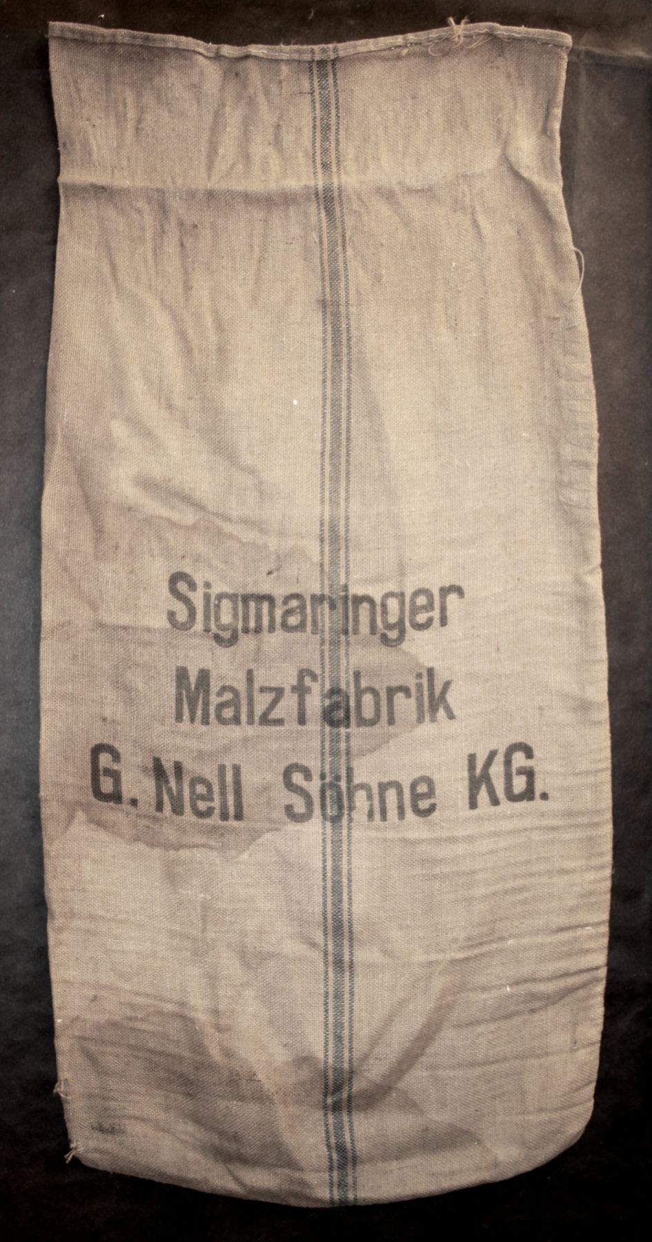Getreidesack Sigmaringer Malzfabrik (Heimatstube Frohnstetten CC BY-NC-SA)
