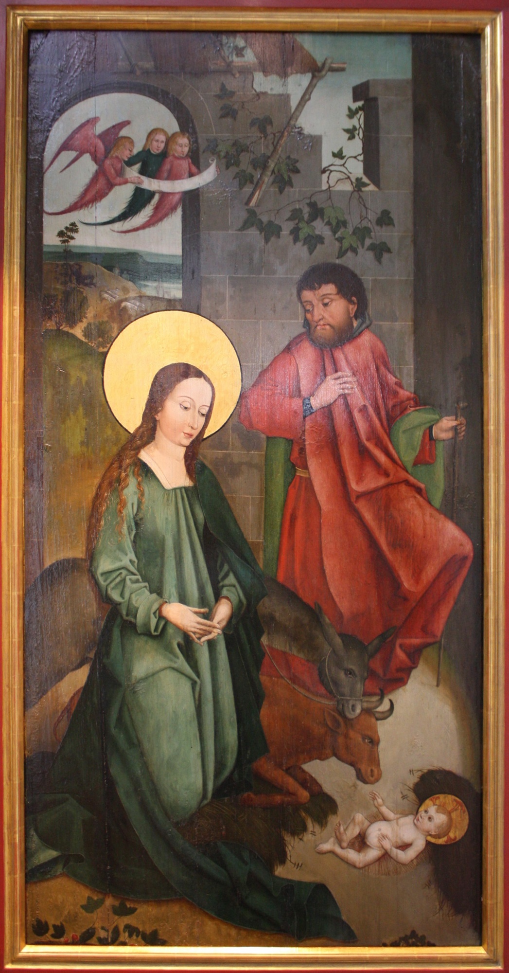 Tafelbild: Geburt Christi (Dominikanermuseum Rottweil CC BY-NC-SA)