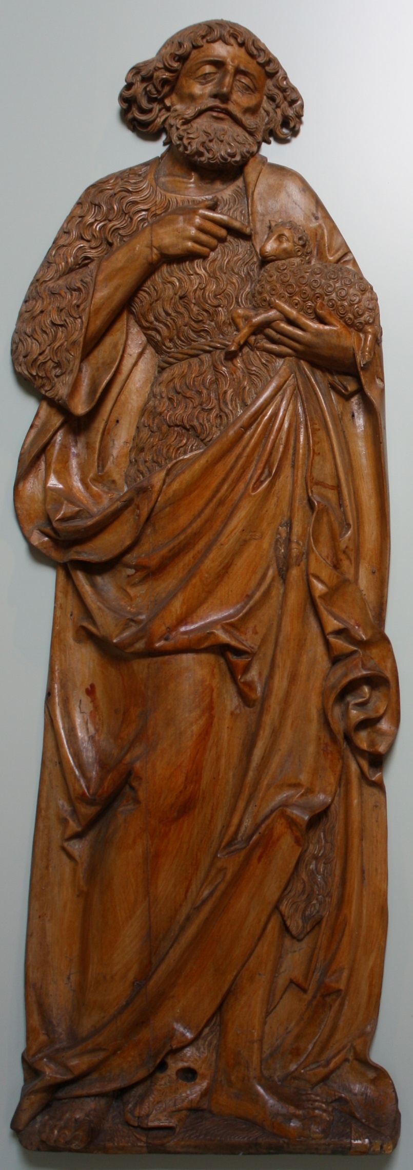 Flachrelief: hl. Johannes der Täufer (Dominikanermuseum Rottweil CC BY-NC-SA)