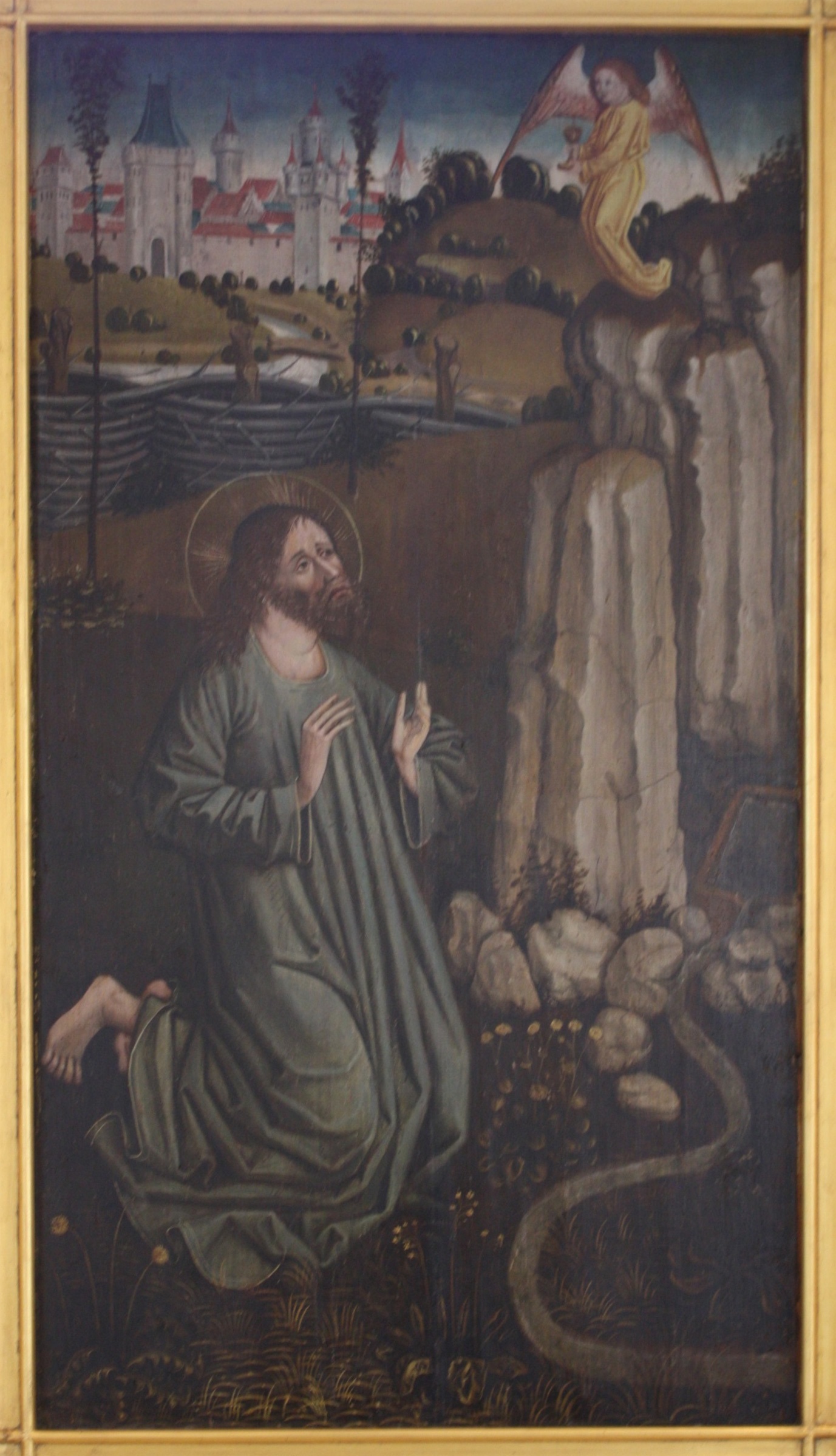 Tafelbild: Christus am Ölberg (Dominikanermuseum Rottweil CC BY-NC-SA)