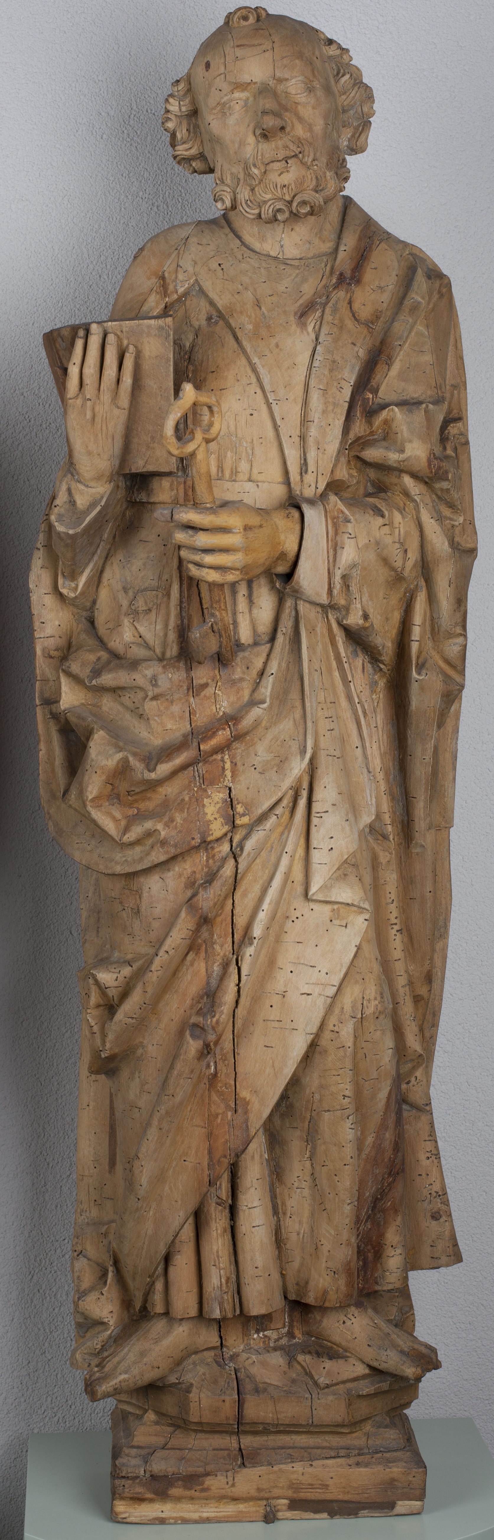 Skultur: hl. Petrus (Dominikanermuseum Rottweil CC BY-NC-SA)