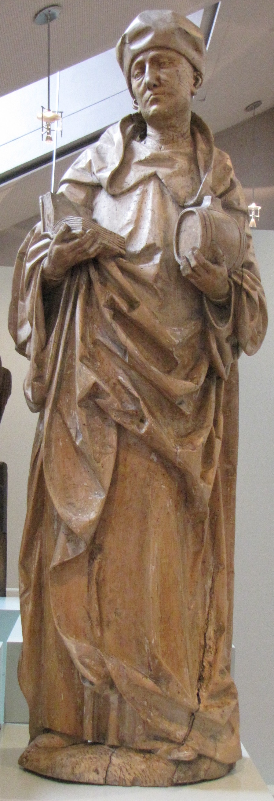 Skulptur: Hl. Ottmar (Dominikanermuseum Rottweil CC BY-NC-SA)