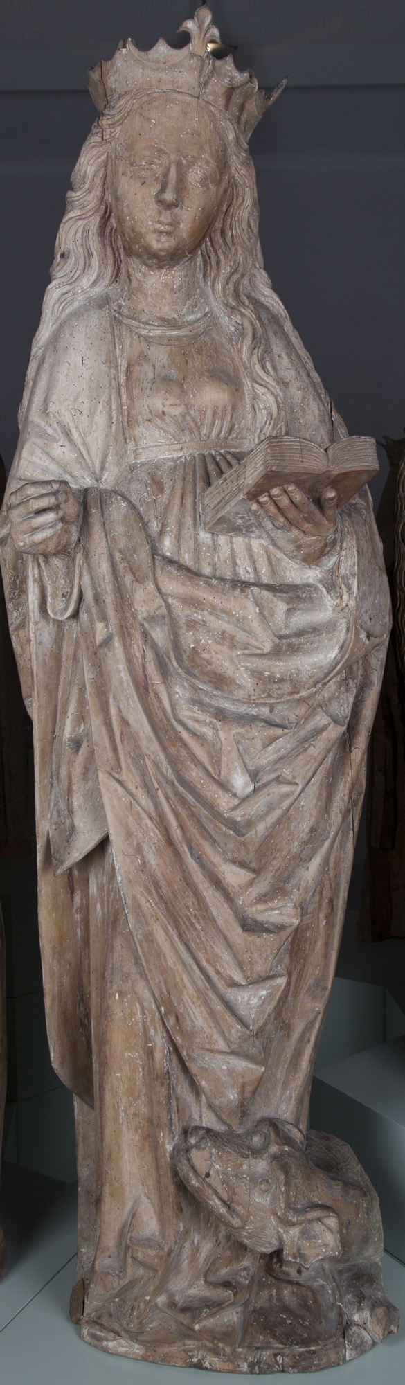 Skulptur: Hl. Margarethe (Dominikanermuseum Rottweil CC BY-NC-SA)
