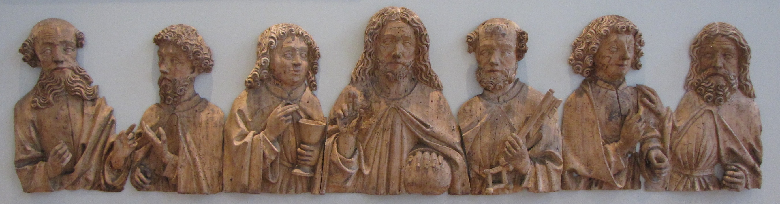Flachrelief: Christus und die Apostel (Fragment) (Dominikanermuseum Rottweil CC BY-NC-SA)