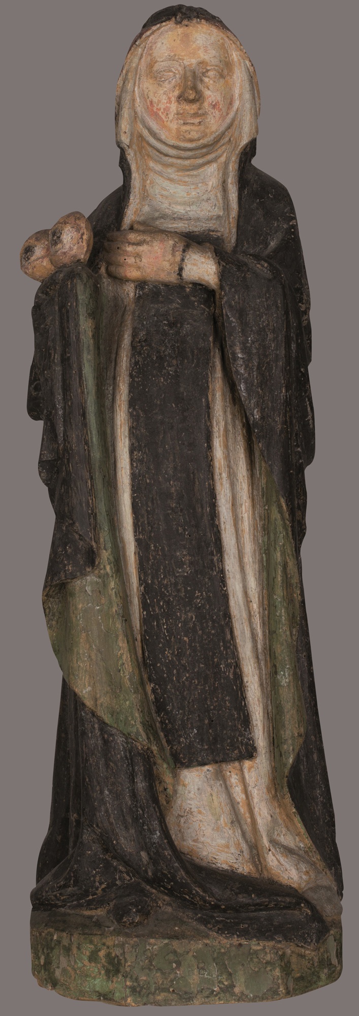 Skulptur: Hl. Ottilia (Dominikanermuseum Rottweil CC BY-NC-SA)