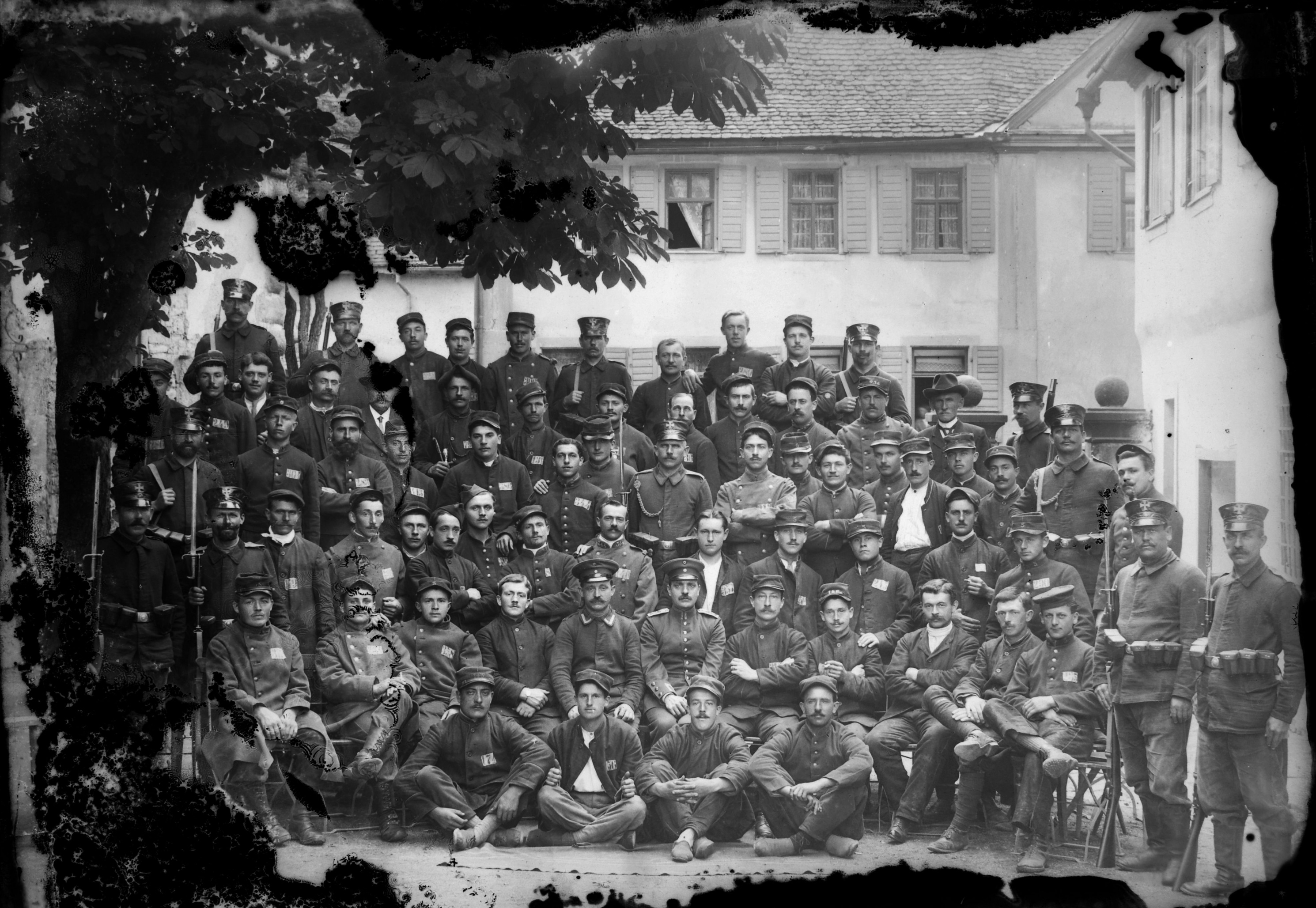Gruppenbild Kriegsgefangene WK 1 (Bezirksmuseum Buchen CC BY-NC-SA)