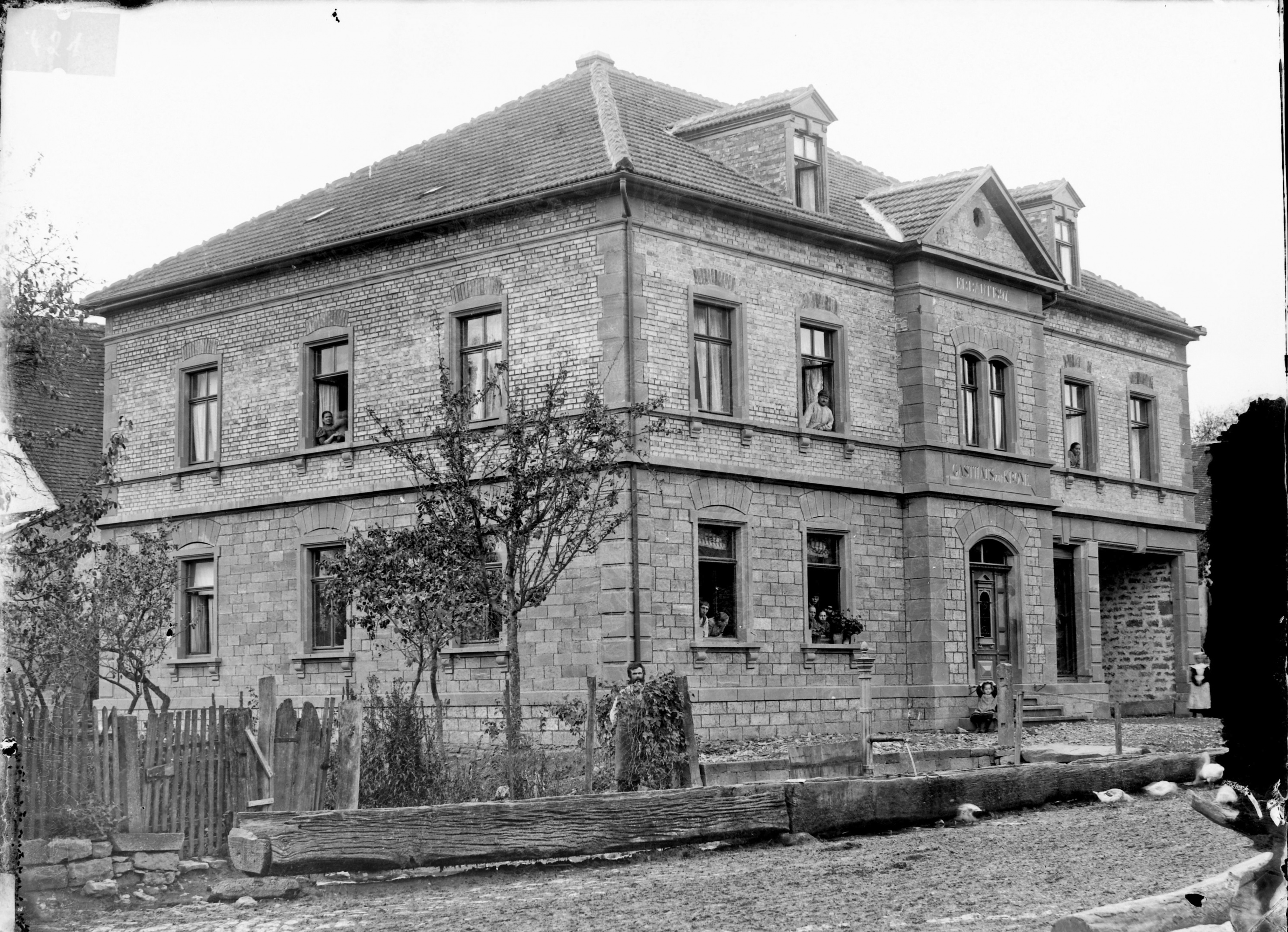 Hettingen, Gasthaus zur Krone (Bezirksmuseum Buchen CC BY-NC-SA)
