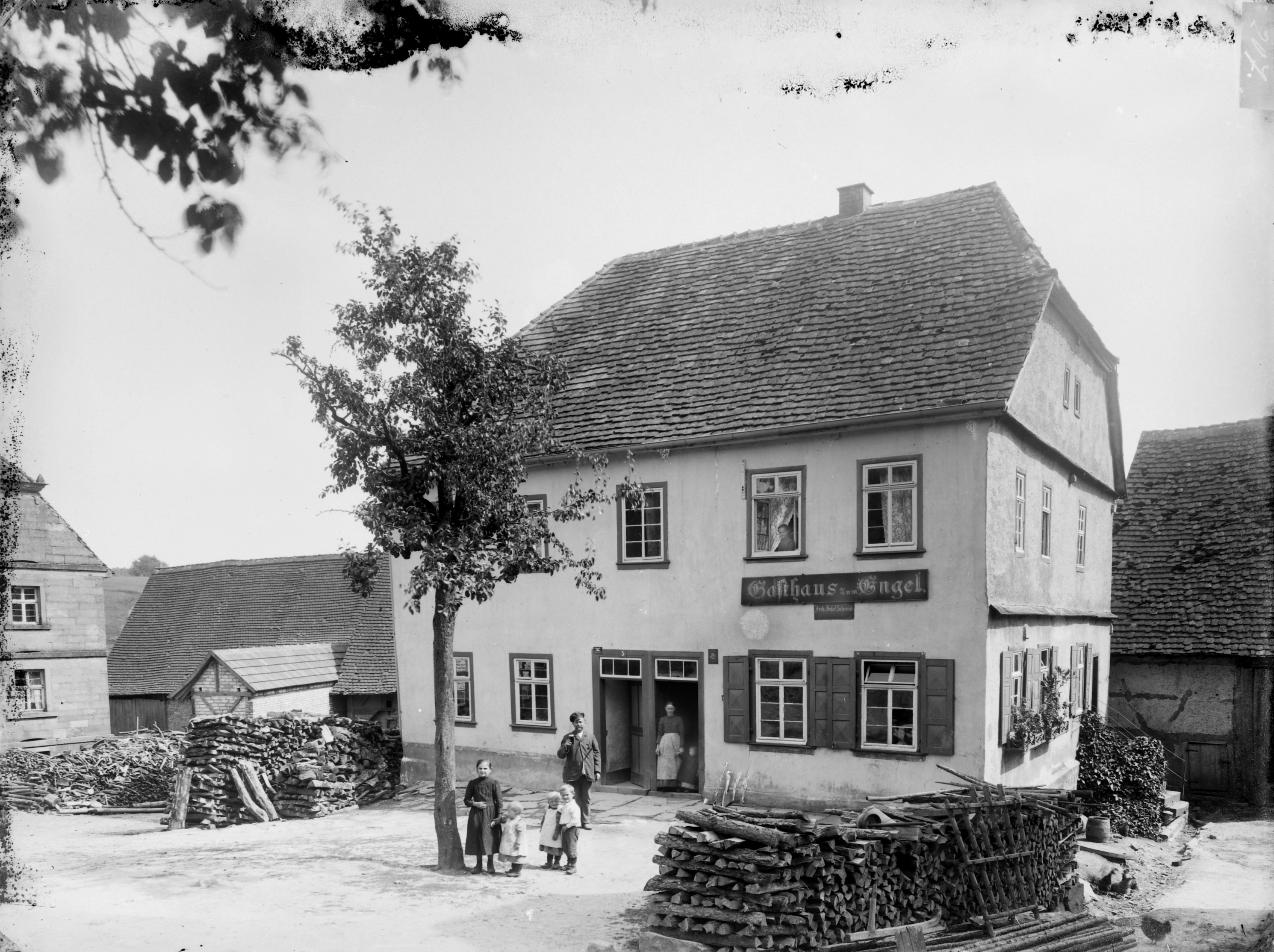 Buchen OT Hollerbach, Gasthaus zum Engel (Bezirksmuseum Buchen CC BY-NC-SA)