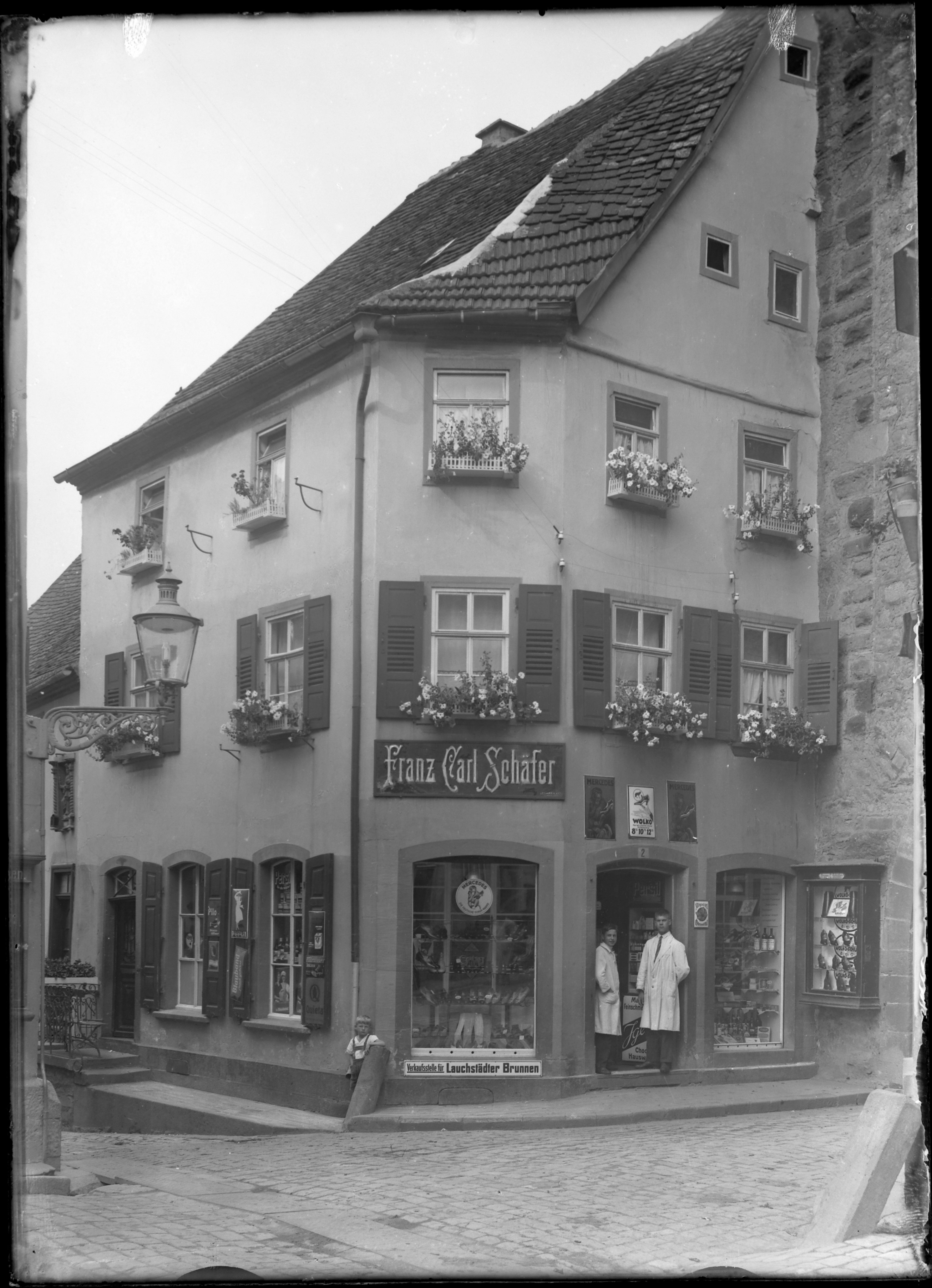 Buchen Geschäft des Franz Carl Schäfer (Bezirksmuseum Buchen CC BY-NC-SA)