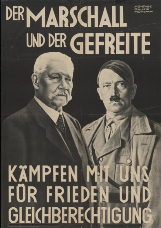 Plakat "Der Marschall und der Gefreite" (Museum im Kornhaus Bad Waldsee CC BY-NC-SA)