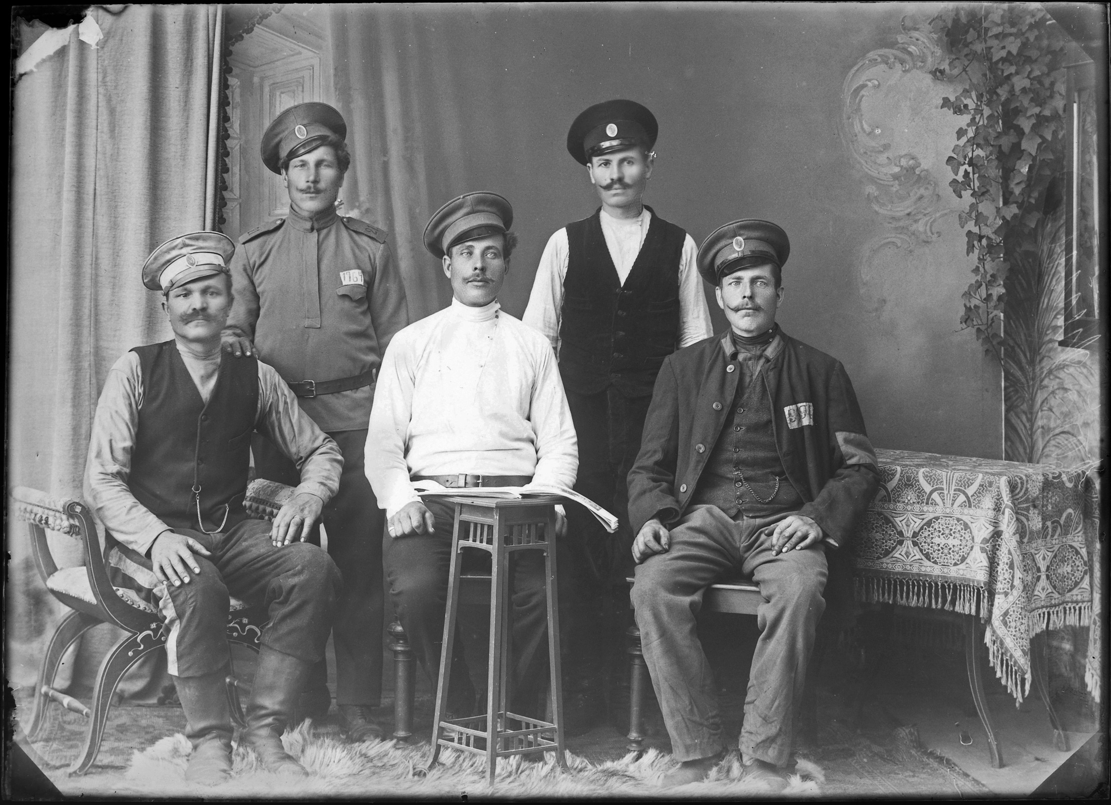 Gruppenbild russischer Kriegsgefangener (Bezirksmuseum Buchen CC BY-NC-SA)