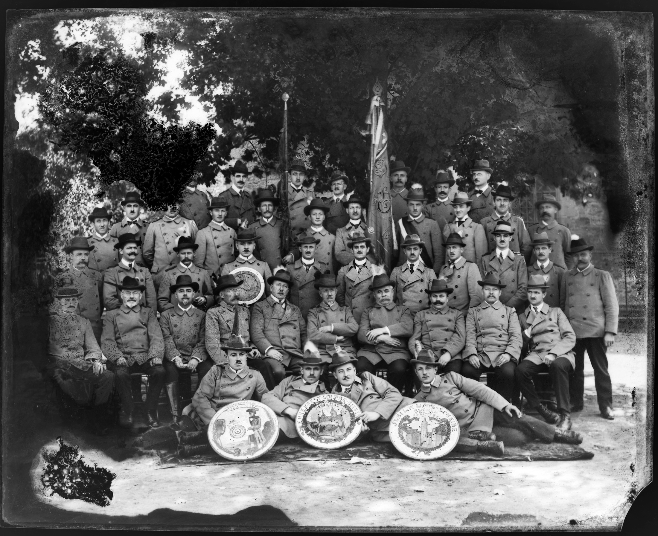 Das Schützkorps Buchen im Jubiläumsjahr 1922 (Bezirksmuseum Buchen CC BY-NC-SA)