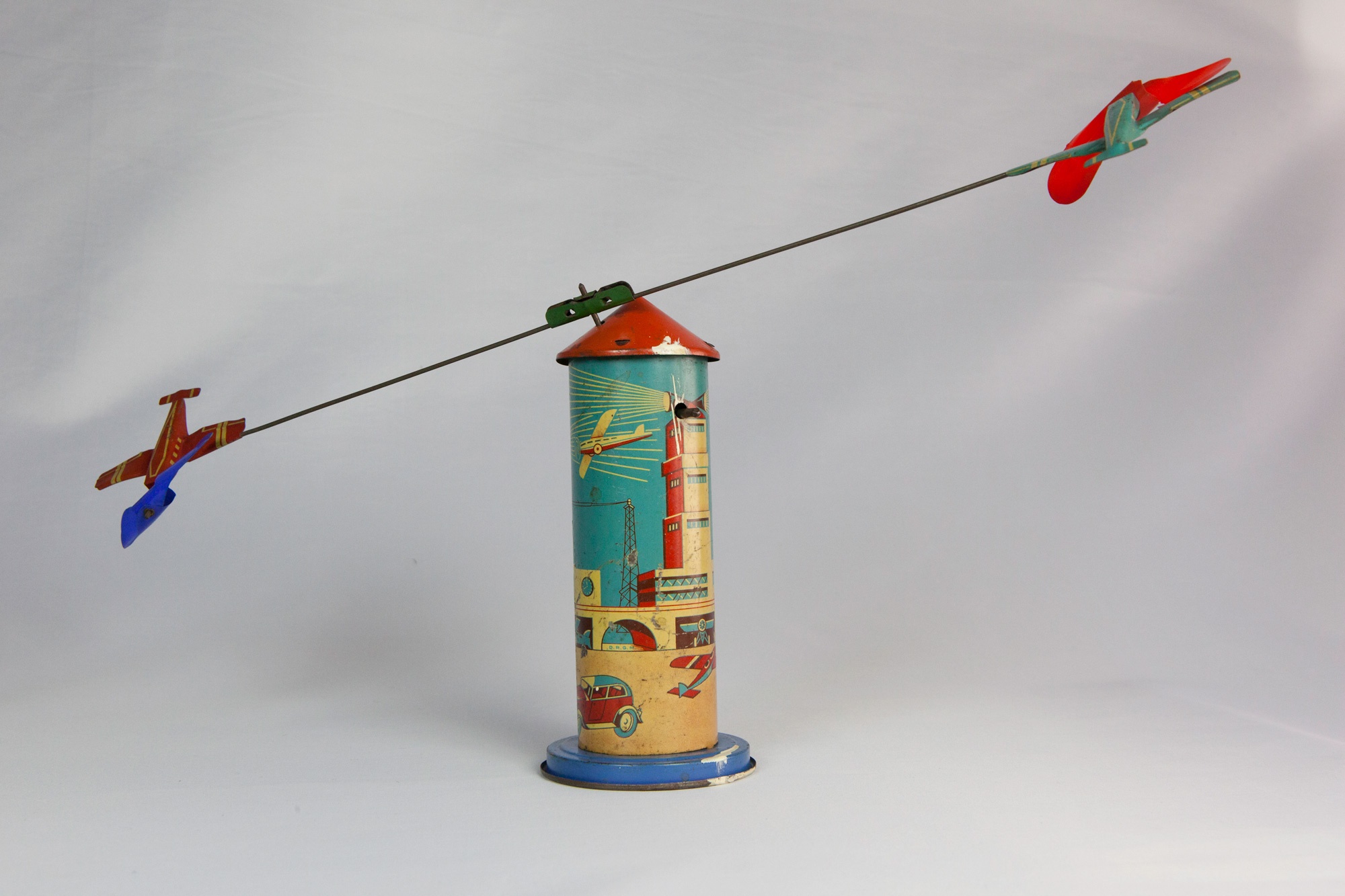 Technofix Fliegerturm (Das Kleine Museum - Spielzeug aus zwei Jahrhunderten CC BY)