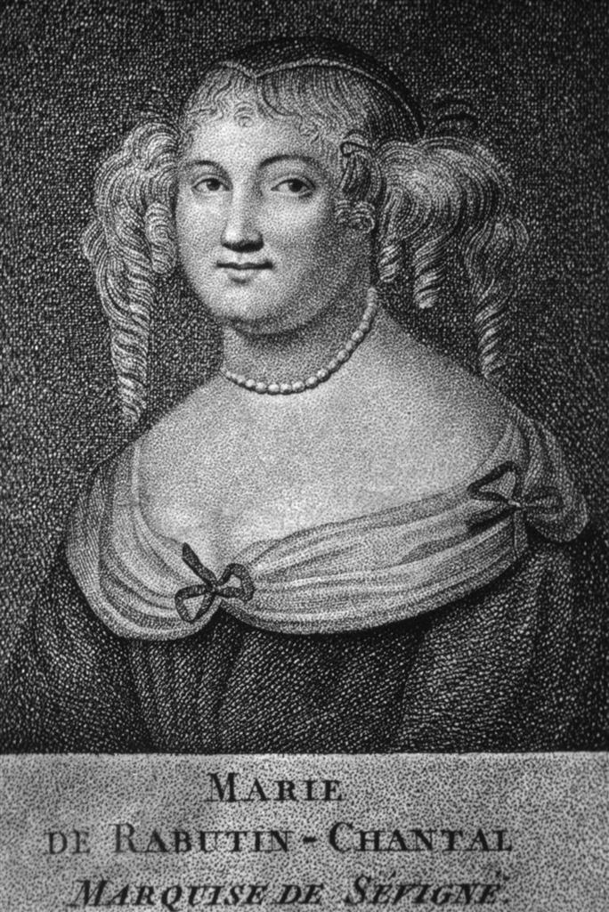 Bildnis Marie de Rabutin-Cantal Marquise de Sevigne (Städtisches Graphik-Kabinett Backnang CC BY-NC-SA)