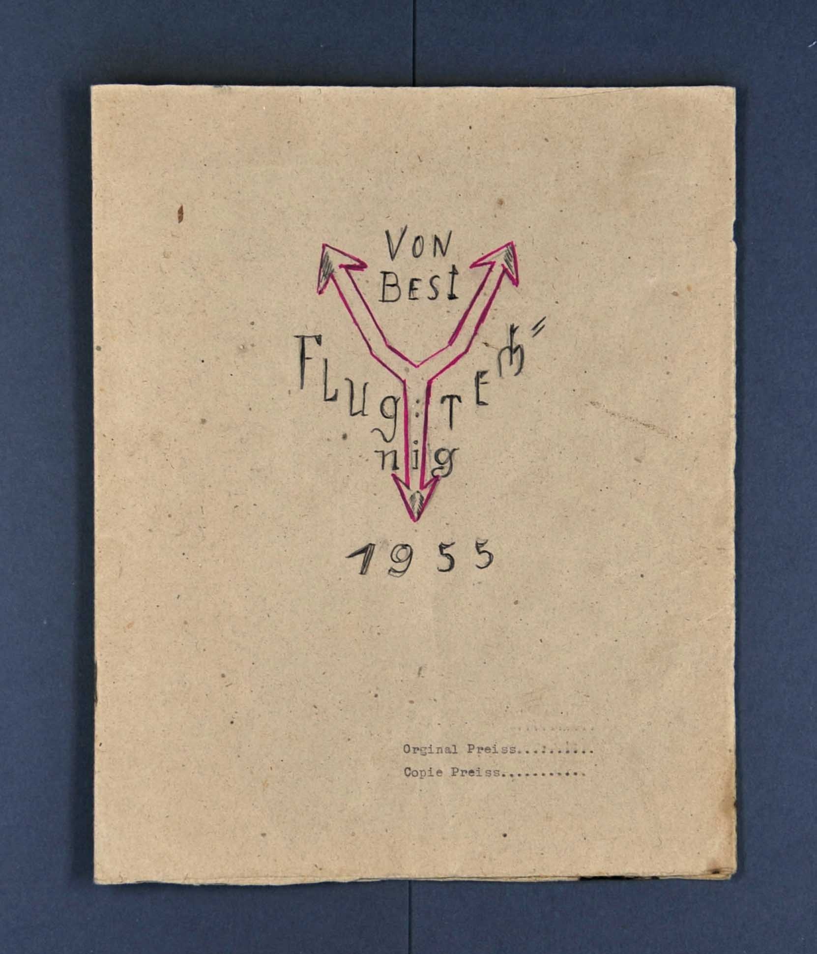 Heft "Von Best Flugtechnig 1955" (Gustav Mesmer Stiftung CC BY-NC-SA)
