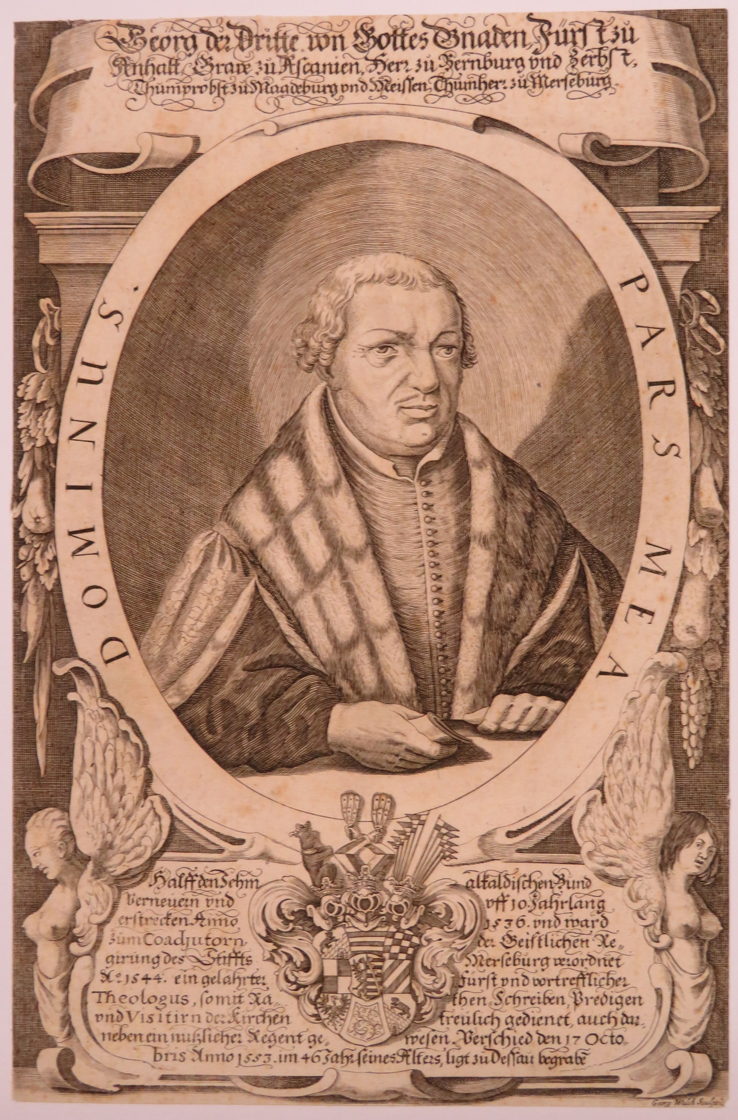 Bildnis Georg III., Fürst zu Anhalt-Plötzkau (Museum im Melanchthonhaus Bretten CC BY-NC-SA)