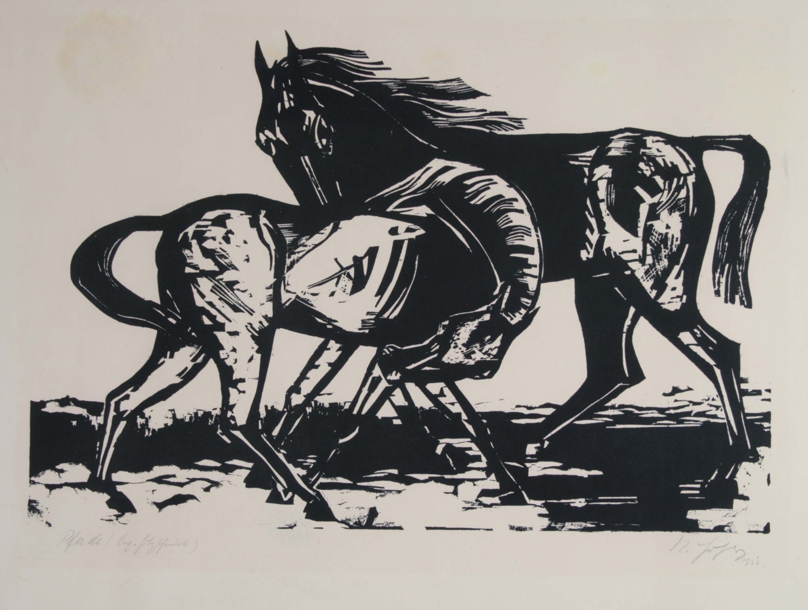 Richard Hohly: Pferde (Museum CC BY-NC-SA)